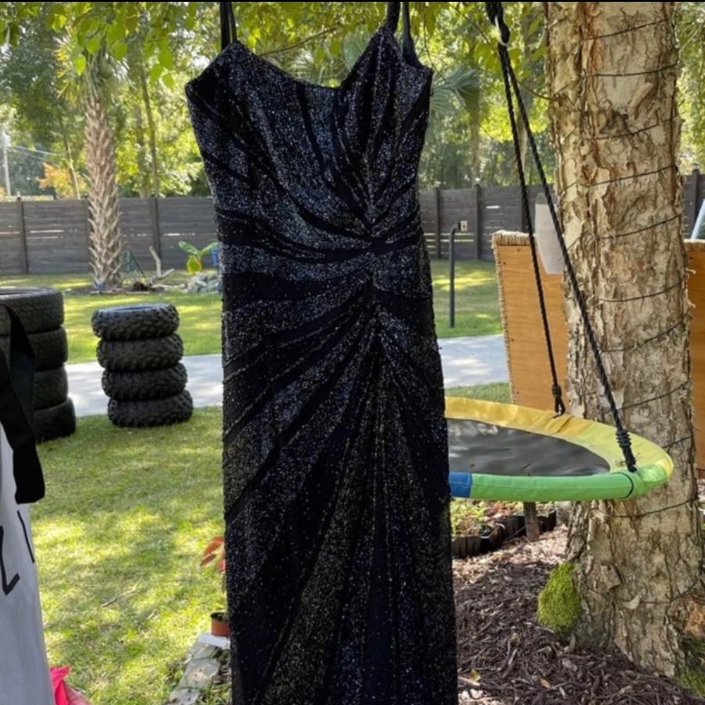Black Beaded Dress